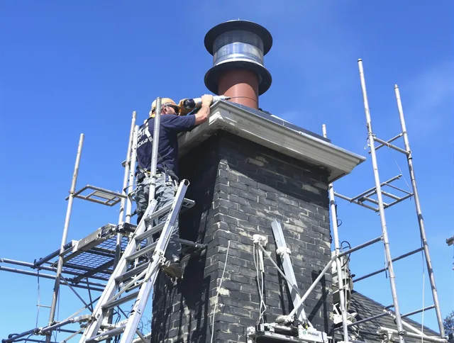 Sturdy chimney crown finished by Concord Chimney Sweep in Concord, NC